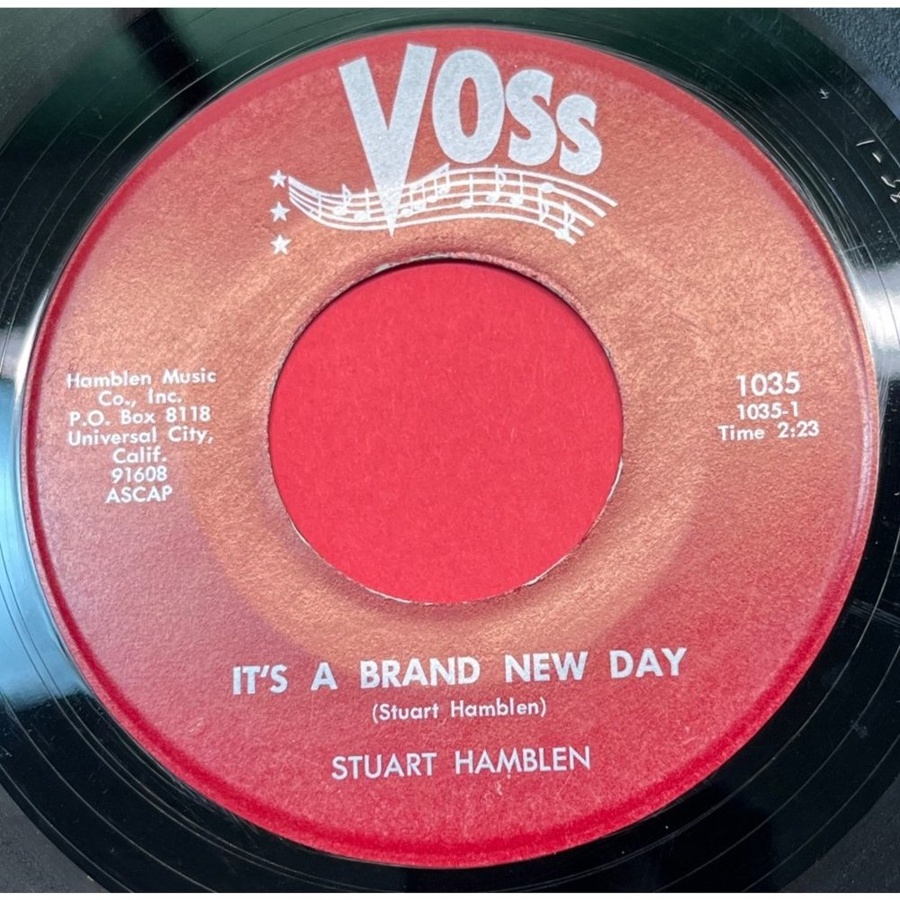 Stuart Hamblen It's A Brand New Day / The Last Cowboy 45 Country Voss 1035